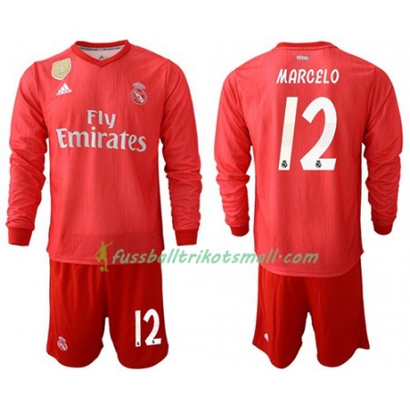 Fußballtrikots Real Madrid Marcelo 12 Kinder 2018-2019 Langarm Ausweichtrikot kaufen
